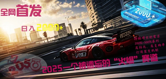 全网首发：2025一个被遗忘的“火爆”赛道轻松日入多张-易度轻创站