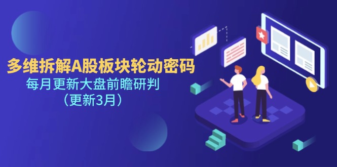 （14213期）多维拆解A股板块轮动密码，每月更新大盘前瞻研判（更新3月）-易度轻创站