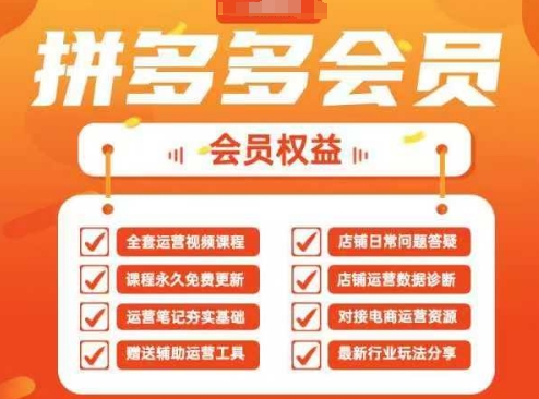 2025拼多多运营实战课，40节全流程教学，覆盖拼多多运营全链路-易度轻创站